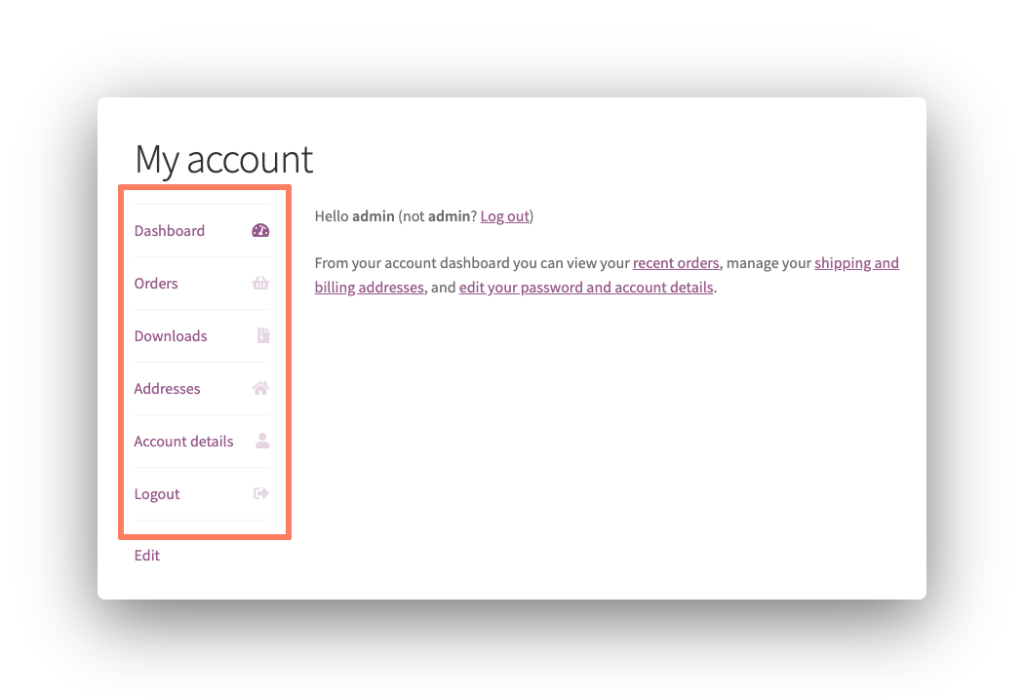 WooCommerce Hesabım Sekmesini Gizleme veya Yeniden Adlandırma